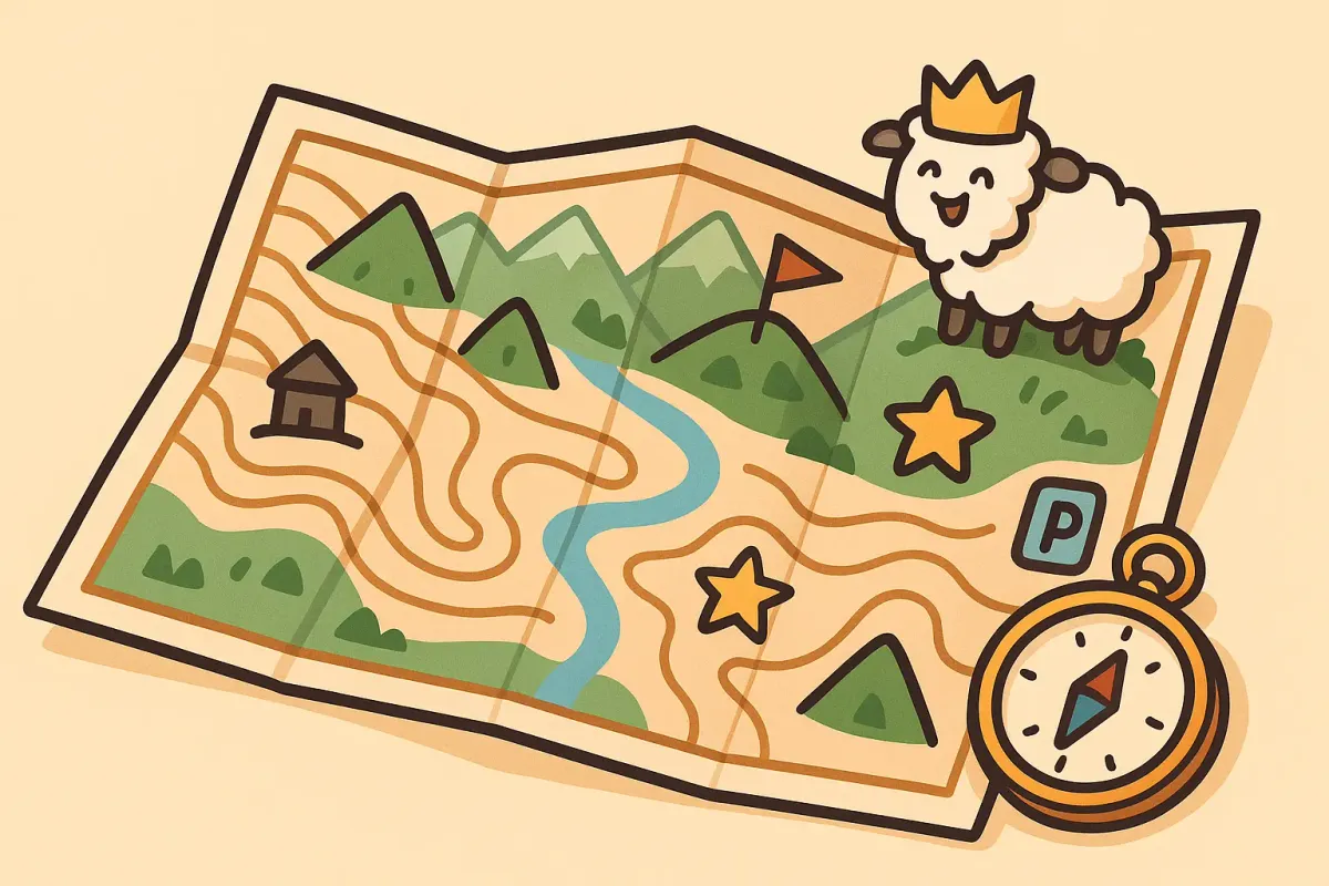 Guida semi-seria alla lettura delle mappe escursionistiche