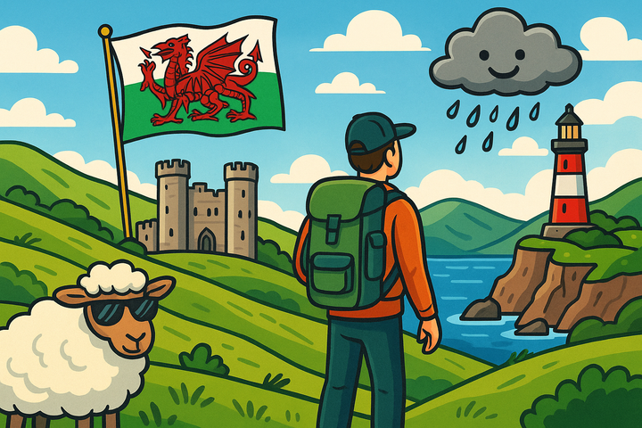Galles 2025: druidi, castelli e panini al cheddar. Si parte!