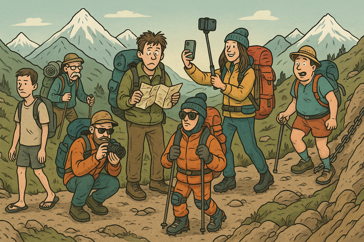 Guida enciclopedica alle tipologie di escursionisti